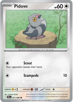 Pidove single card from Pokemon