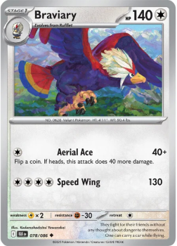Braviary single card from Pokemon