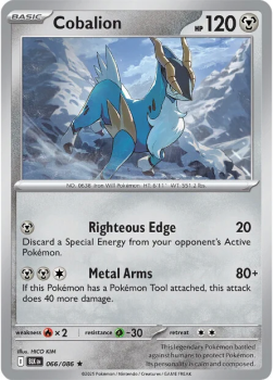 Cobalion single card from Pokemon