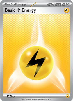 Basic Lightning Energy (REVERSE HOLO) : SCARLET AND VIOLET - Pokemon Single Card