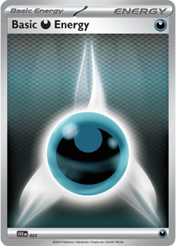Basic Darkness Energy (REVERSE HOLO) : SCARLET AND VIOLET - Pokemon Single Card