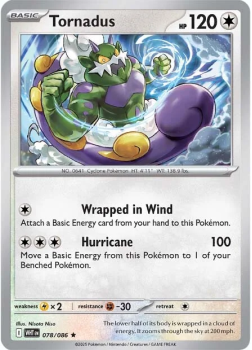 Tornadus single card from Pokemon