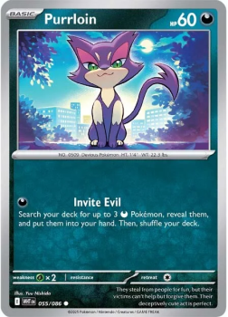 Purrloin single card from Pokemon
