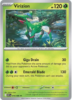 Virizion single card from Pokemon
