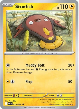 Stunfisk single card from Pokemon
