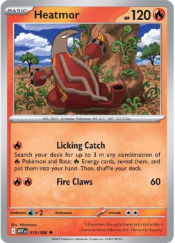 Heatmor single card from Pokemon