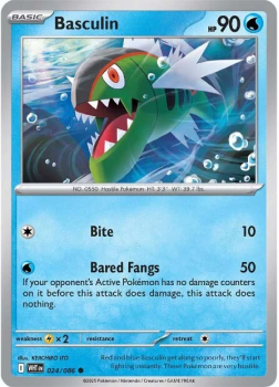 Basculin single card from Pokemon