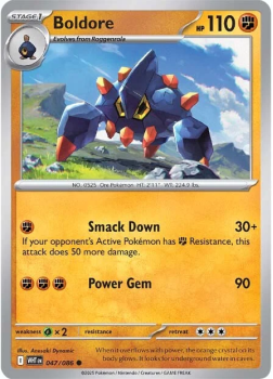 Boldore single card from Pokemon