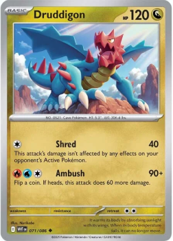 Druddigon single card from Pokemon