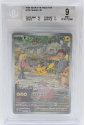 Pikachu (ILLUSTRATION RARE) : 173/165 151 - BECKETT Graded Card - 9 MINT