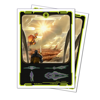 Ultra Pro Edge of Eternities 105ct Apex Deck Protector Sleeves Adagia, Windswept Bastion