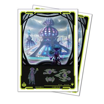 Ultra Pro Edge of Eternities 105ct Apex Deck Protector Sleeves Uthros, Titanic Godcore