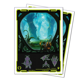Ultra Pro Edge of Eternities 105ct Apex Deck Protector Sleeves Evendo, Waking Haven