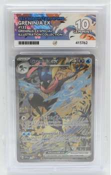 Greninja EX (ILLUSTRATION) : SVP132 BLACK STAR PROMO - ACE GRADING Graded Card - 10 GEM MINT