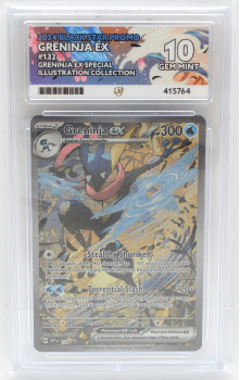 Greninja EX (ILLUSTRATION) : SVP132 BLACK STAR PROMO - ACE GRADING Graded Card - 10 GEM MINT