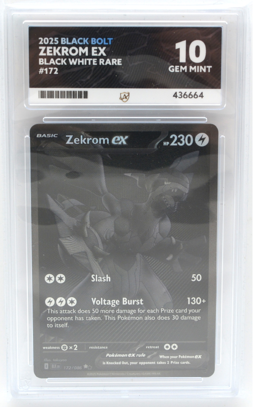 pokemon black and white zekrom card Zekrom ex SAR 169/086 Black Bolt