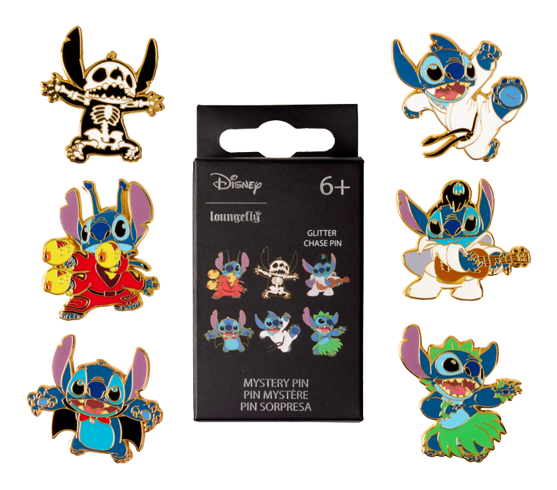 Stitch Grumpy Meter Pin Blind Box Enamel Pins - Stitch Mystery | Chaos Cards