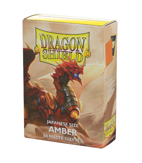 Dragon Shield | Deck Protectors | Japanese Matte Amber