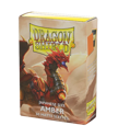Dragon Shield Japanese Size Card Sleeves - Matte Amber (60 Sleeves)