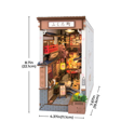 Rolife Sakura Wine Alley DIY Book Nook Shelf Insert TGB11 - Image 3