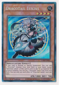 Dracotail Lukias (Collector's Rare) : JUSH-EN001 - Yu-Gi-Oh! Single Card