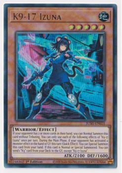 K9-17 Izuna (Ultra Rare) : JUSH-EN031 - Yu-Gi-Oh! Single Card