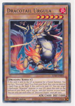 Dracotail Urgula (Rare) : JUSH-EN004 - Yu-Gi-Oh! Single Card