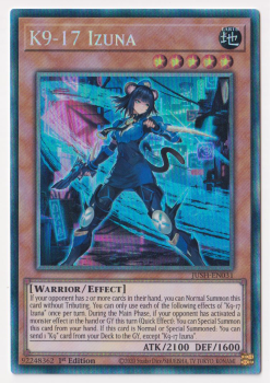 K9-17 Izuna (Collector's Rare) : JUSH-EN031 - Yu-Gi-Oh! Single Card