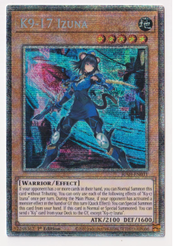 K9-17 Izuna (Starlight Rare) : JUSH-EN031 - Yu-Gi-Oh! Single Card