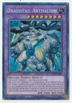 Dracotail Arthalion (Collector's Rare) : JUSH-EN006 - Yu-Gi-Oh! Single Card