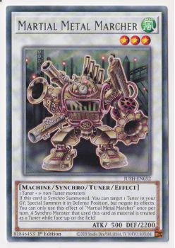 Martial Metal Marcher (Rare) : JUSH-EN052 - Yu-Gi-Oh! Single Card