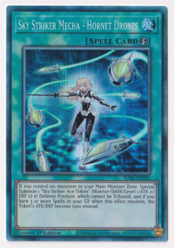 Sky Striker Mecha - Hornet Drones (Collector's Rare) : JUSH-EN053 - Yu-Gi-Oh! Single Card