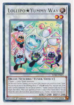 Lollipo Yummy Way (Rare) : JUSH-EN021 - Yu-Gi-Oh! Single Card