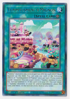 Yummyusment Mignon (Rare) : JUSH-EN023 - Yu-Gi-Oh! Single Card