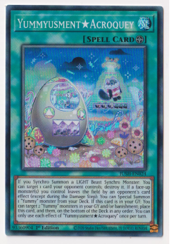 Yummyusment Acroquey (Super Rare) : JUSH-EN024 - Yu-Gi-Oh! Single Card