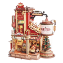 ROKR Christmas Dream Gift Factory Wooden Music Box EAB01
