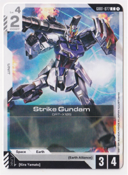 Strike Gundam : GD01-077 NEWTYPE RISING - Gundam TCG Single Card