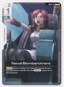 Naval Bombardment : GD01-120 NEWTYPE RISING - Gundam TCG Single Card