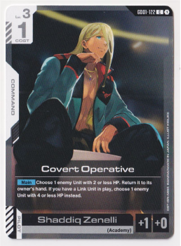 Covert Operative : GD01-122 NEWTYPE RISING - Gundam TCG Single Card