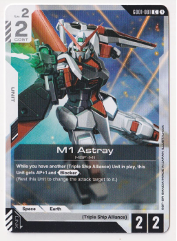 M1 Astray : GD01-081 NEWTYPE RISING - Gundam TCG Single Card