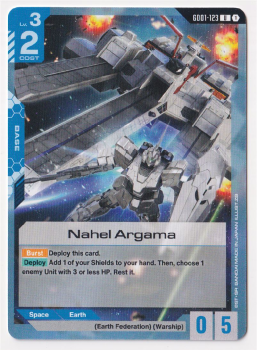 Nahel Argama : GD01-123 NEWTYPE RISING - Gundam TCG Single Card