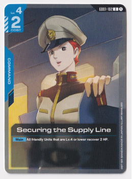 Securing the Supply Line : GD01-102 NEWTYPE RISING - Gundam TCG Single Card