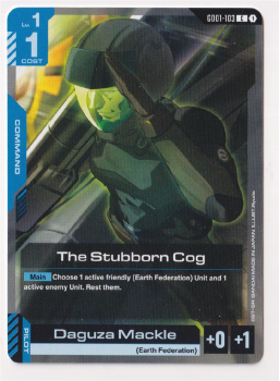 The Stubborn Cog : GD01-103 NEWTYPE RISING - Gundam TCG Single Card
