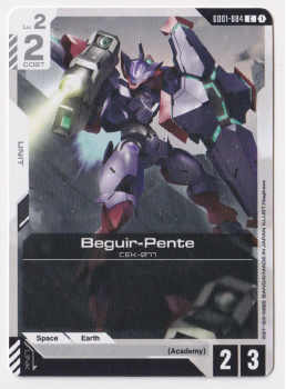Beguir-Pente : GD01-084 NEWTYPE RISING - Gundam TCG Single Card