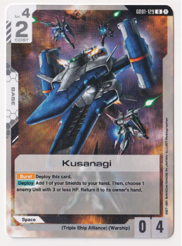 Kusanagi : GD01-129 NEWTYPE RISING - Gundam TCG Single Card