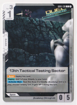 13th Tactical Testing Sector : GD01-130 NEWTYPE RISING - Gundam TCG Single Card