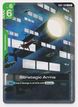 Strategic Arms : GD01-108 NEWTYPE RISING - Gundam TCG Single Card
