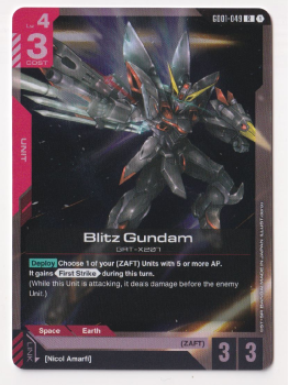 Blitz Gundam : GD01-049 NEWTYPE RISING - Gundam TCG Single Card
