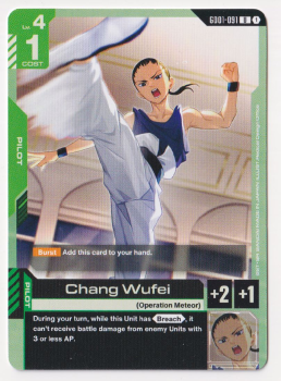 Chang Wufei : GD01-091 NEWTYPE RISING - Gundam TCG Single Card