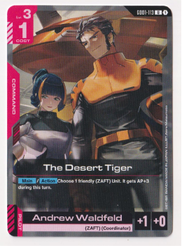 The Desert Tiger : GD01-113 NEWTYPE RISING - Gundam TCG Single Card